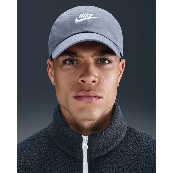 Nike Club Unstructured Futura Wash Cap - World Indigo / White 