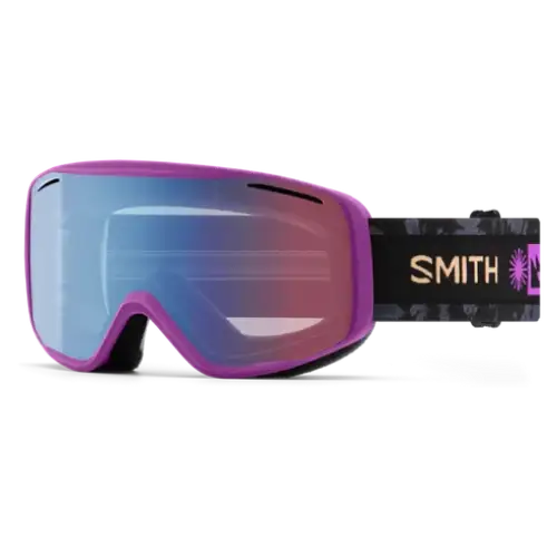 Smith Rally Snow Goggle - Vivid Violet / Blue Sensor Mirror /Extra Lens Not Included