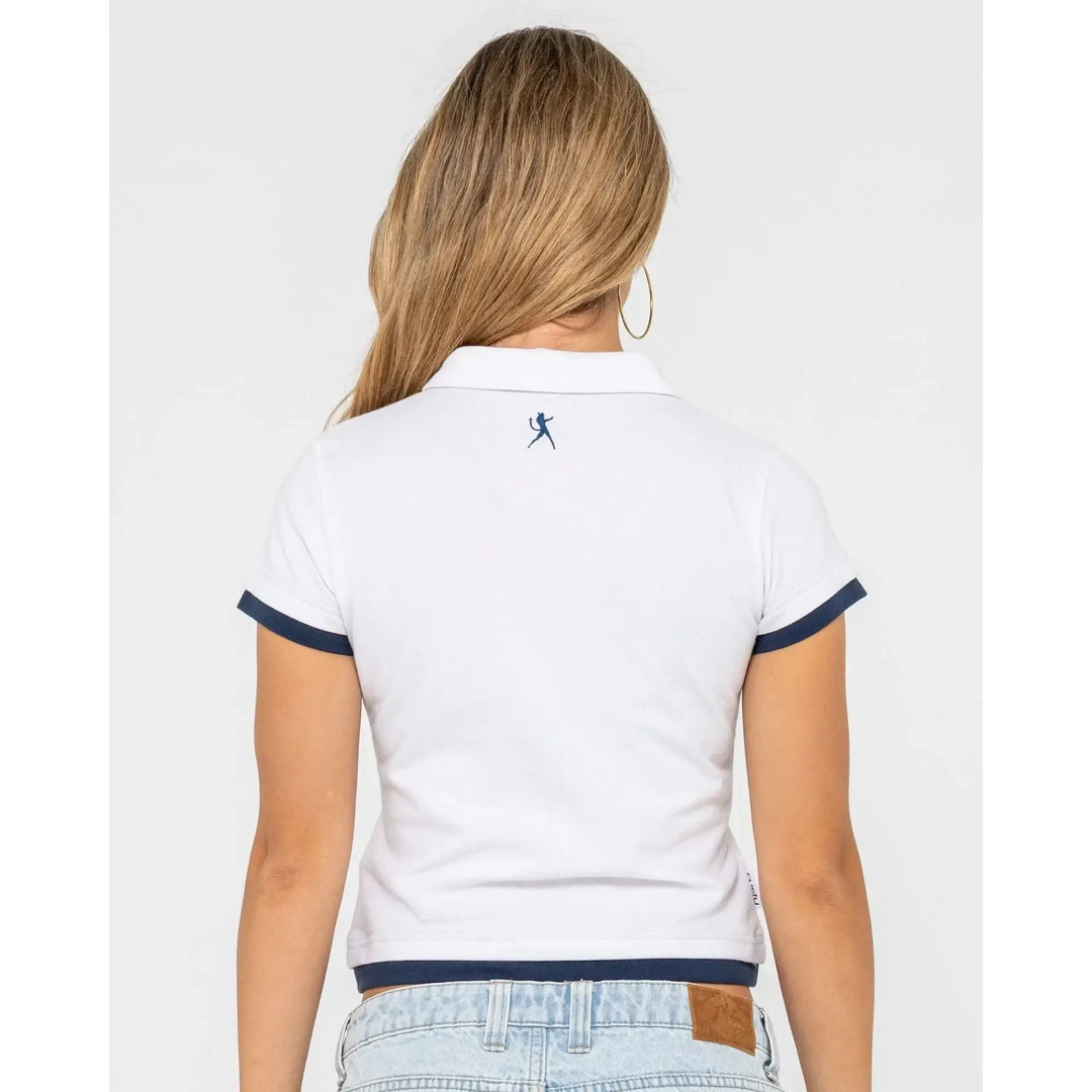 Rusty Mock Layer Polo Mini T-Shirt 