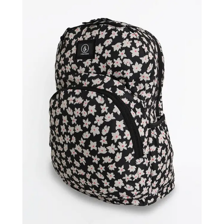 Volcom Patch Attack Backpack -Black White 