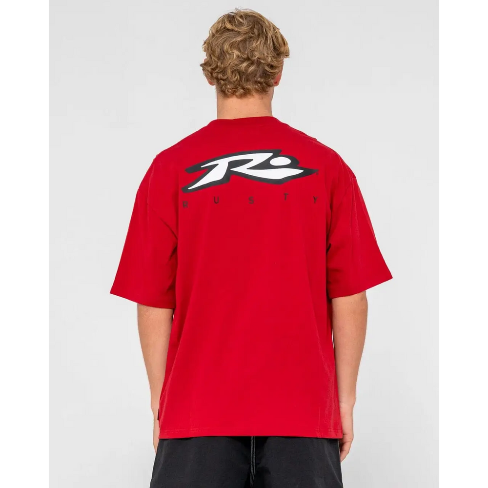 Rusty Registered Oversized Graphic T-Shirt 