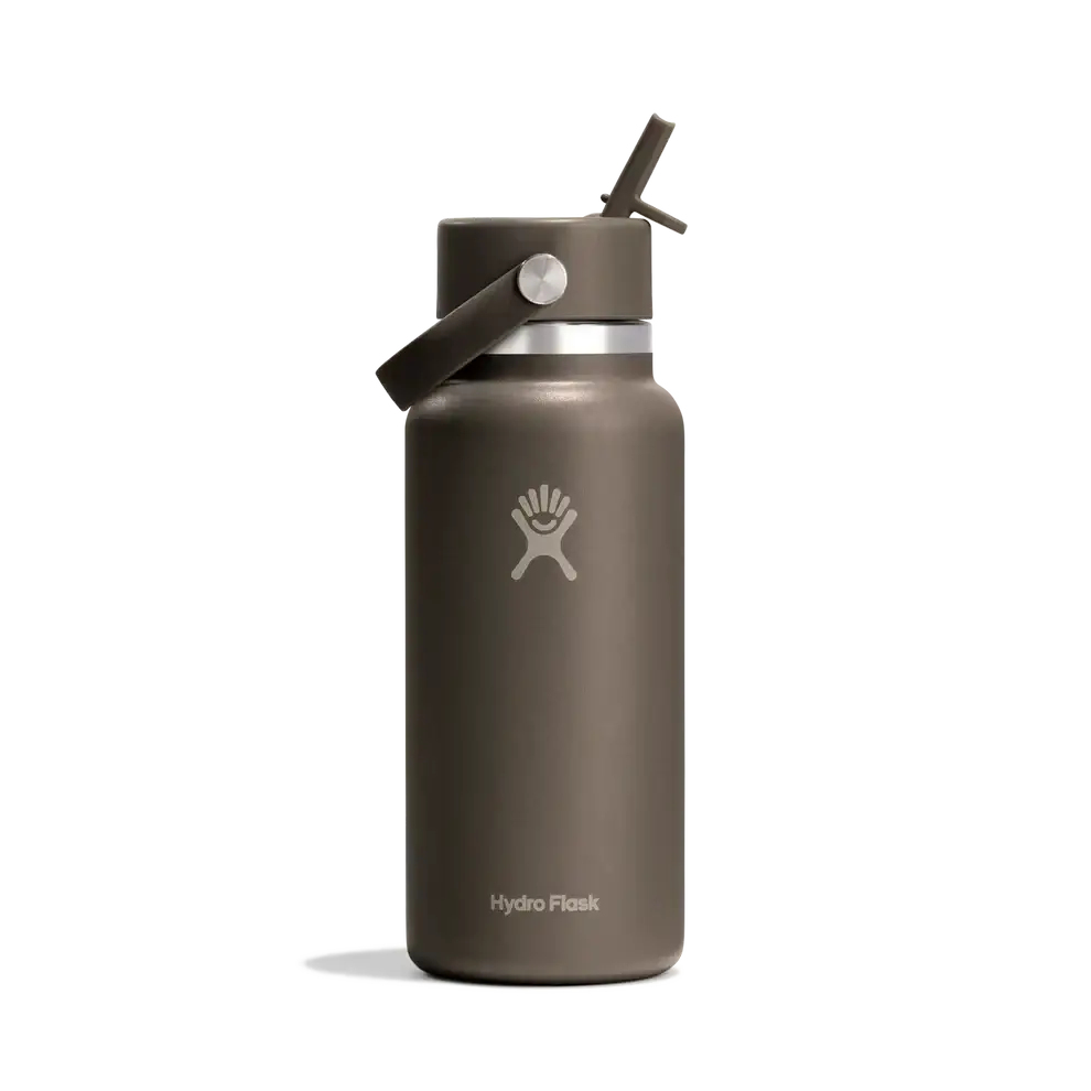 Hydro Flask 32oz (946ml) Wide Flex Straw Cap Drink Bottle - Sandpiper Brown 