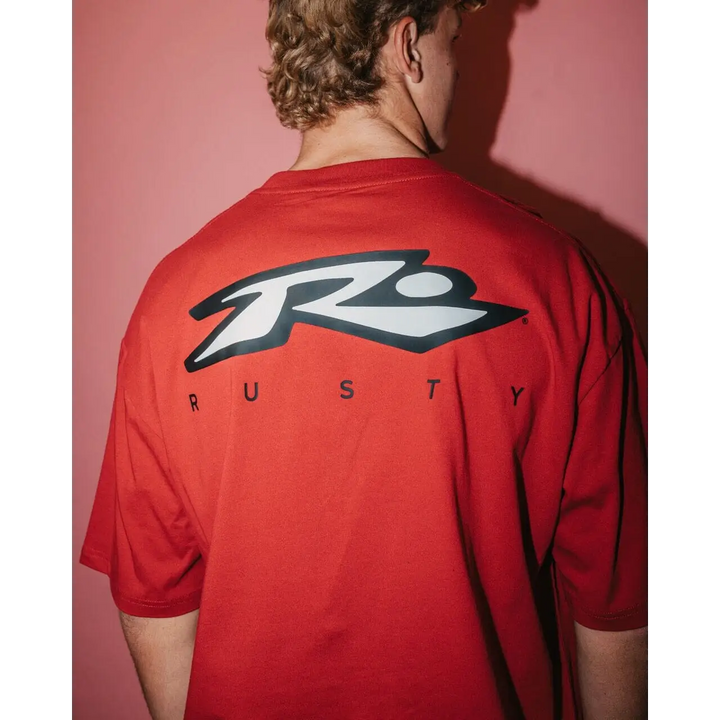 Rusty Registered Oversized Graphic T-Shirt 