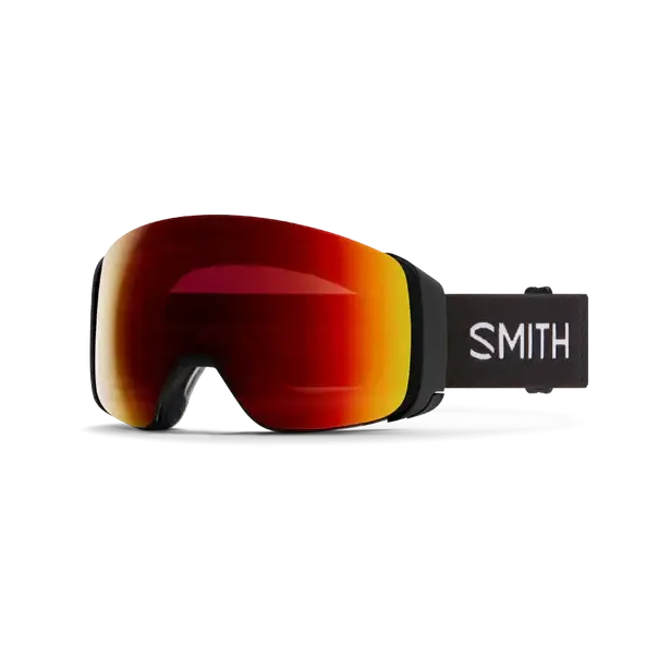 Smith 4D MAG Snow Goggle - Black / ChromaPop Sun Red Mirror 16% VLT / ChromaPop Storm Yellow Flash 65% VLT