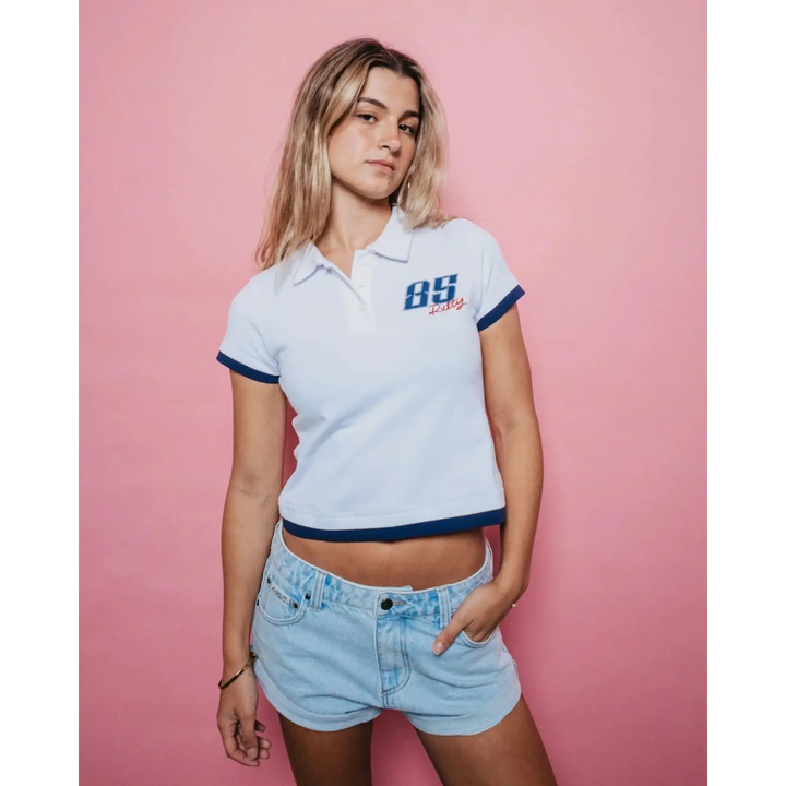 Rusty Mock Layer Polo Mini T-Shirt 