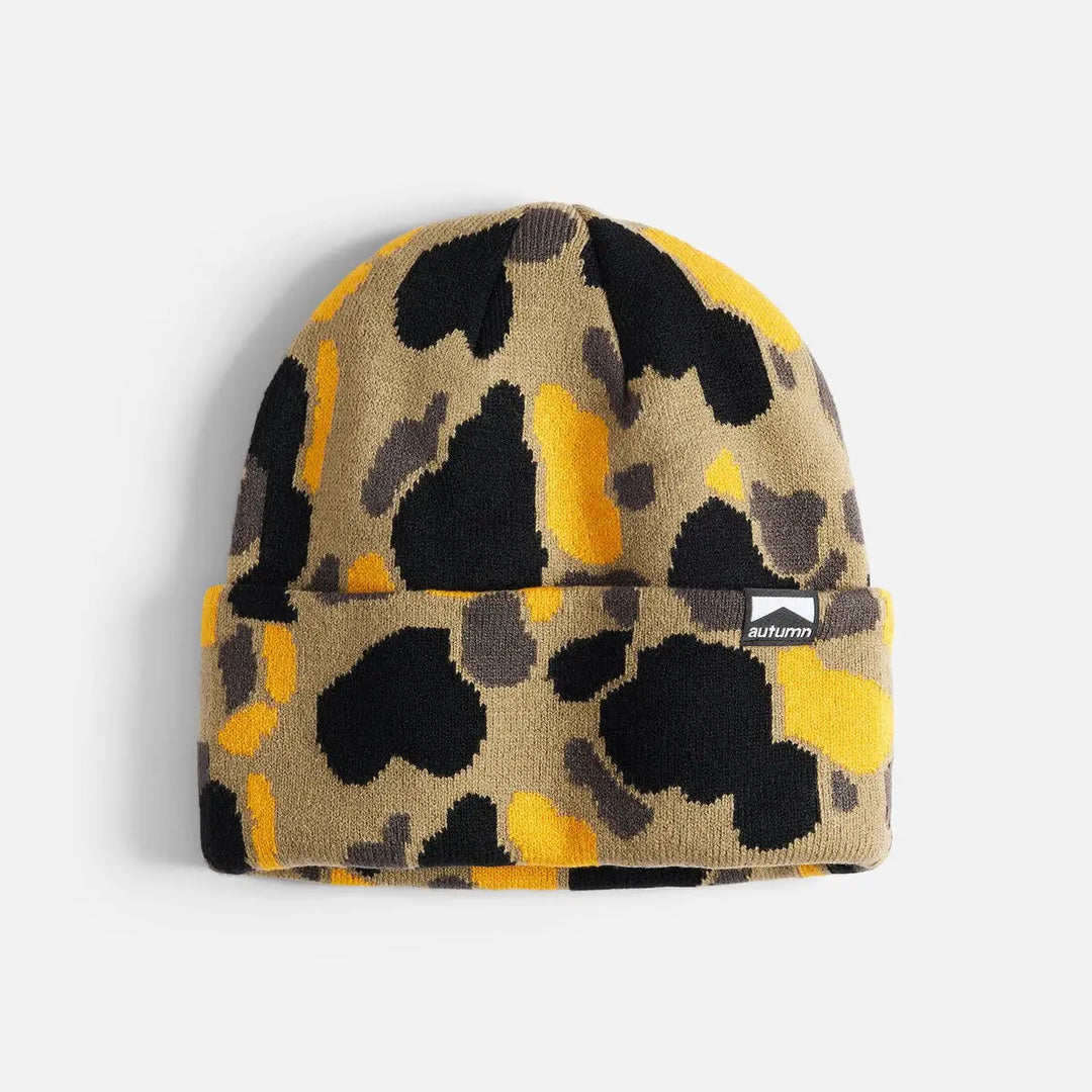 Autumn Duck Camo Beanie - Chinchilla