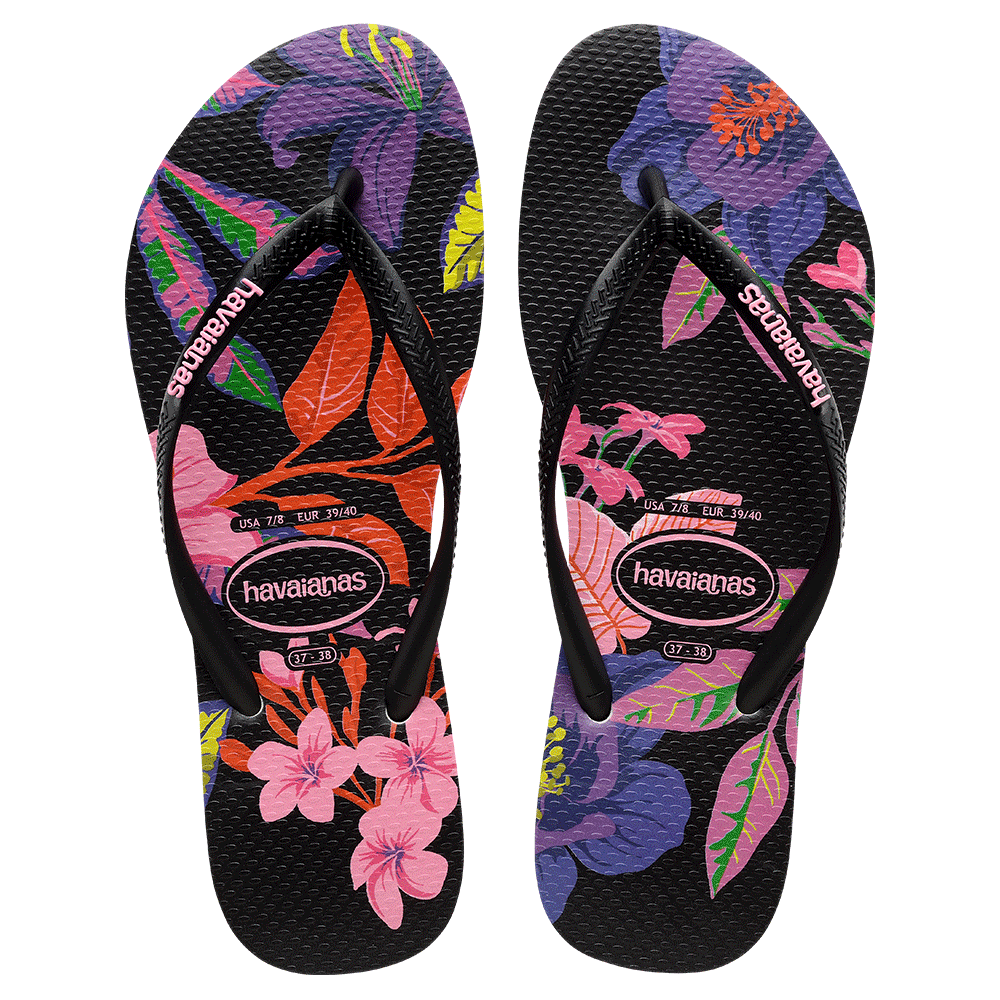 Havaianas Slim Floral Colours Jandals