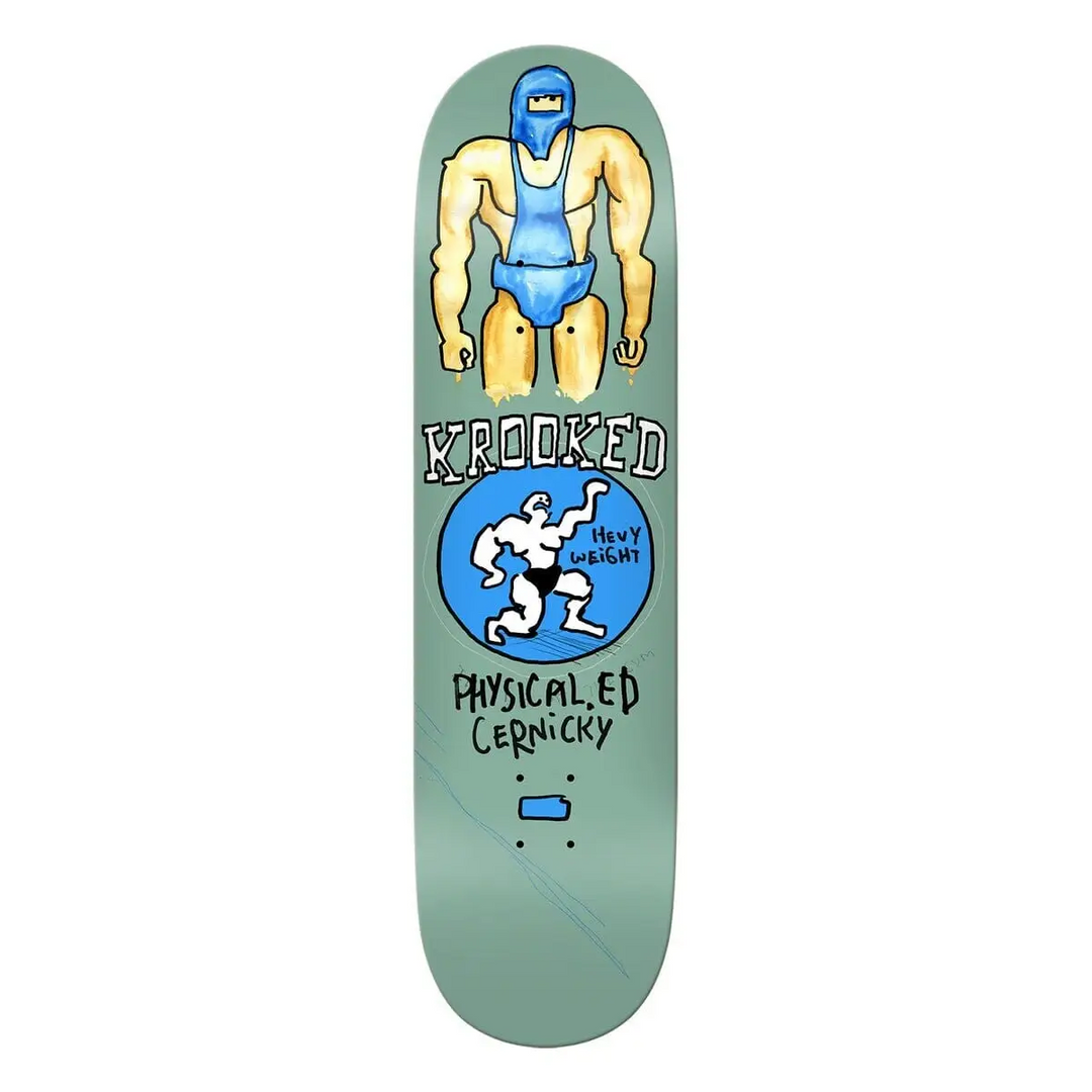 Krooked Eddie Cernicky Physical Ed Skate Deck 