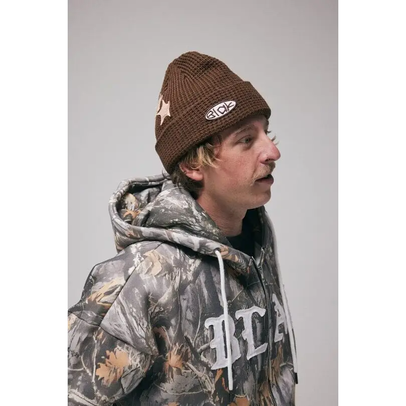 Blak Starry Daze Beanie Brown 