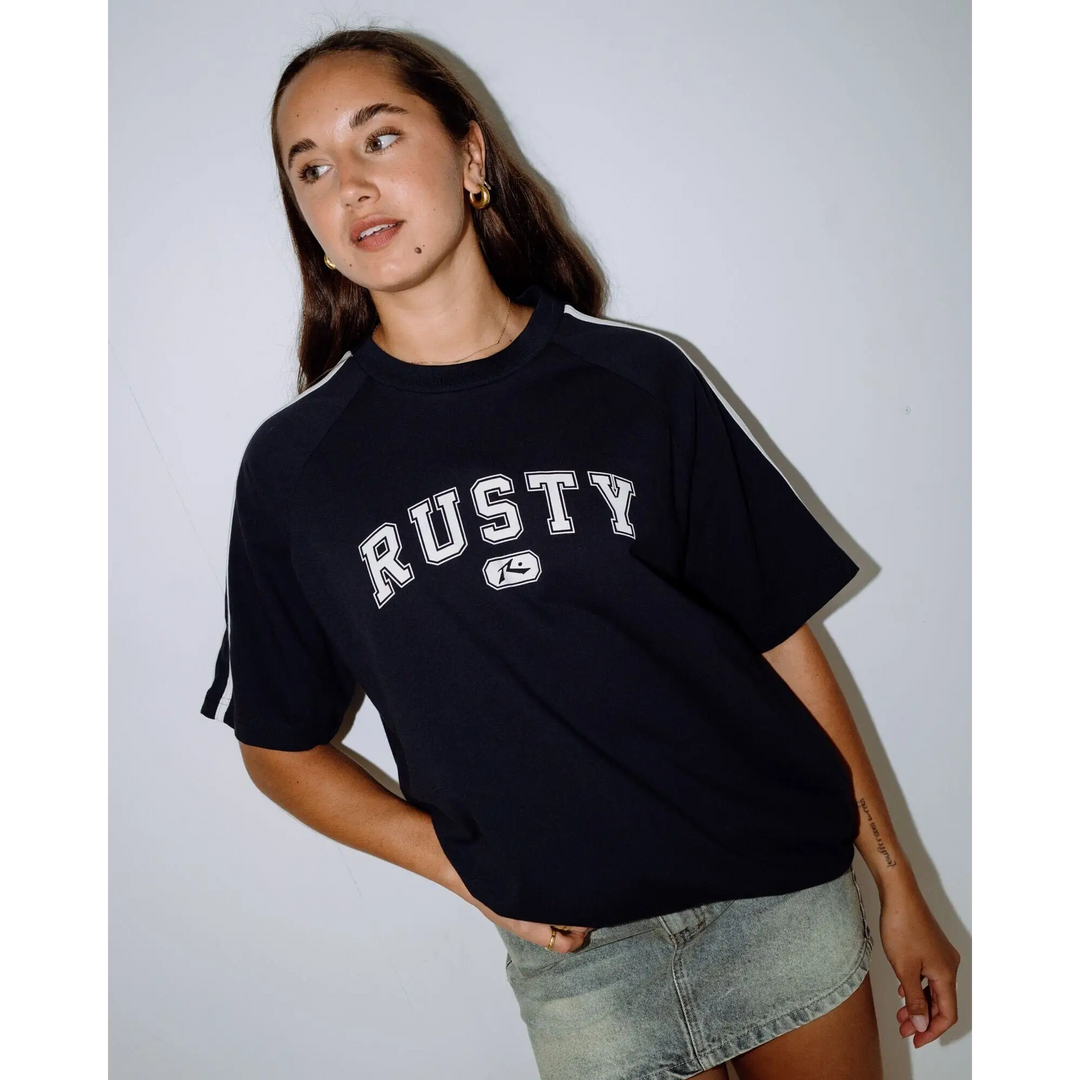 Rusty All Saint Collegiate OG Oversize T-Shirt 