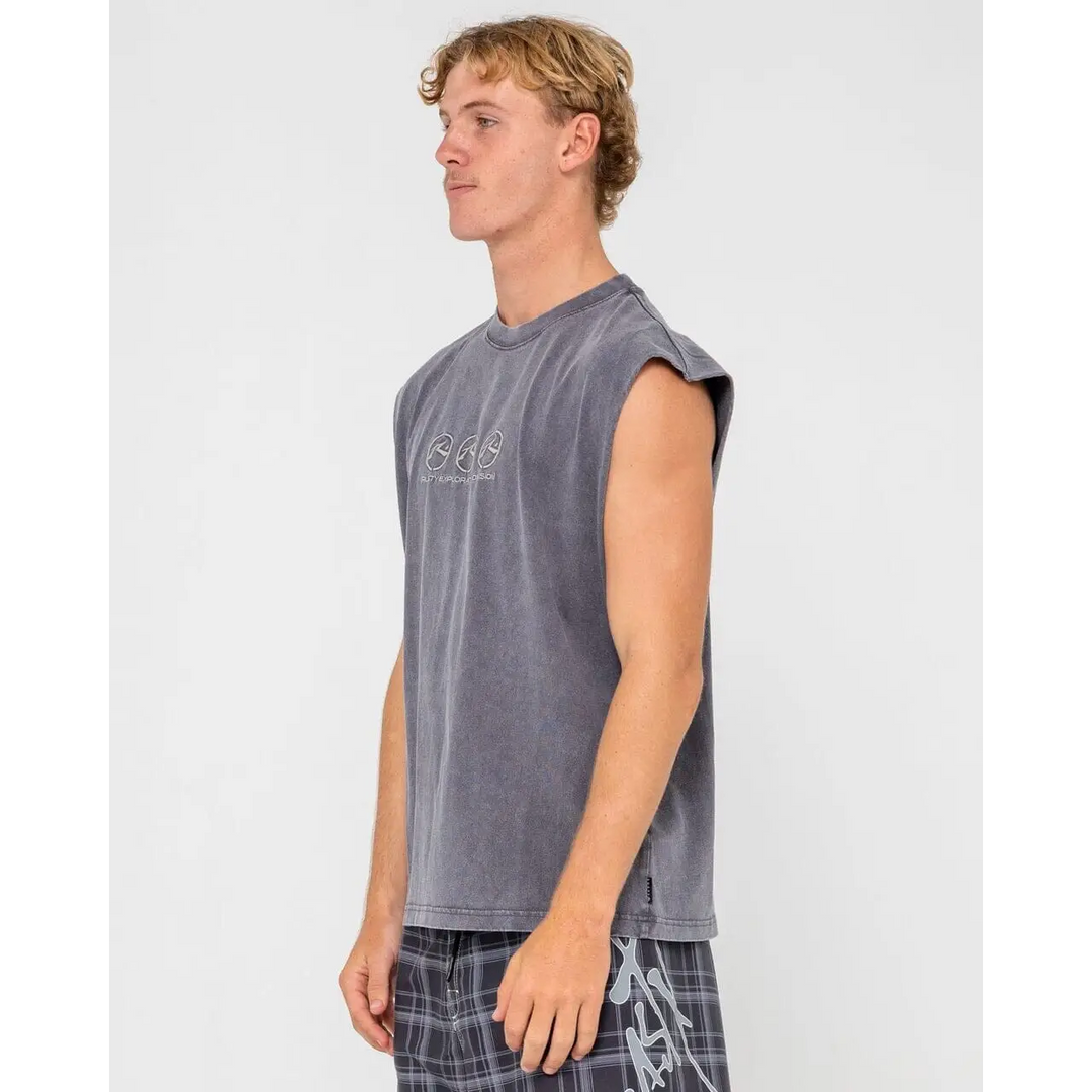 Rusty Crusoe Heavy Boxy Muscle Tank 