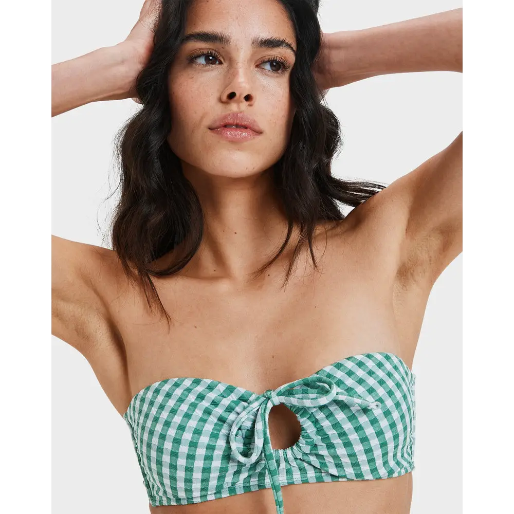 Roxy Kiawe Bandeau High Leg Bikini