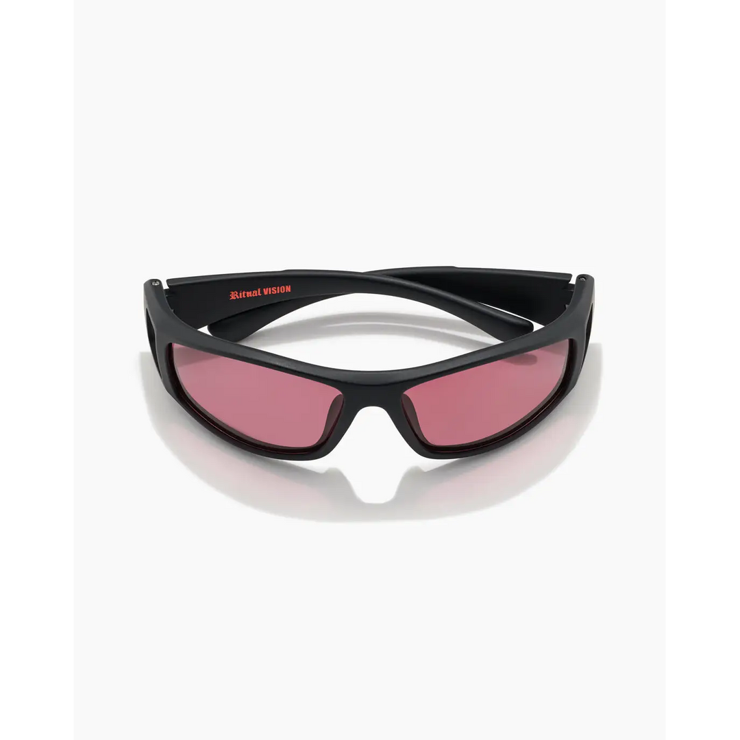 Ritual Vision Dragster Polarised Sunglasses - Matte Black / Rust Polar