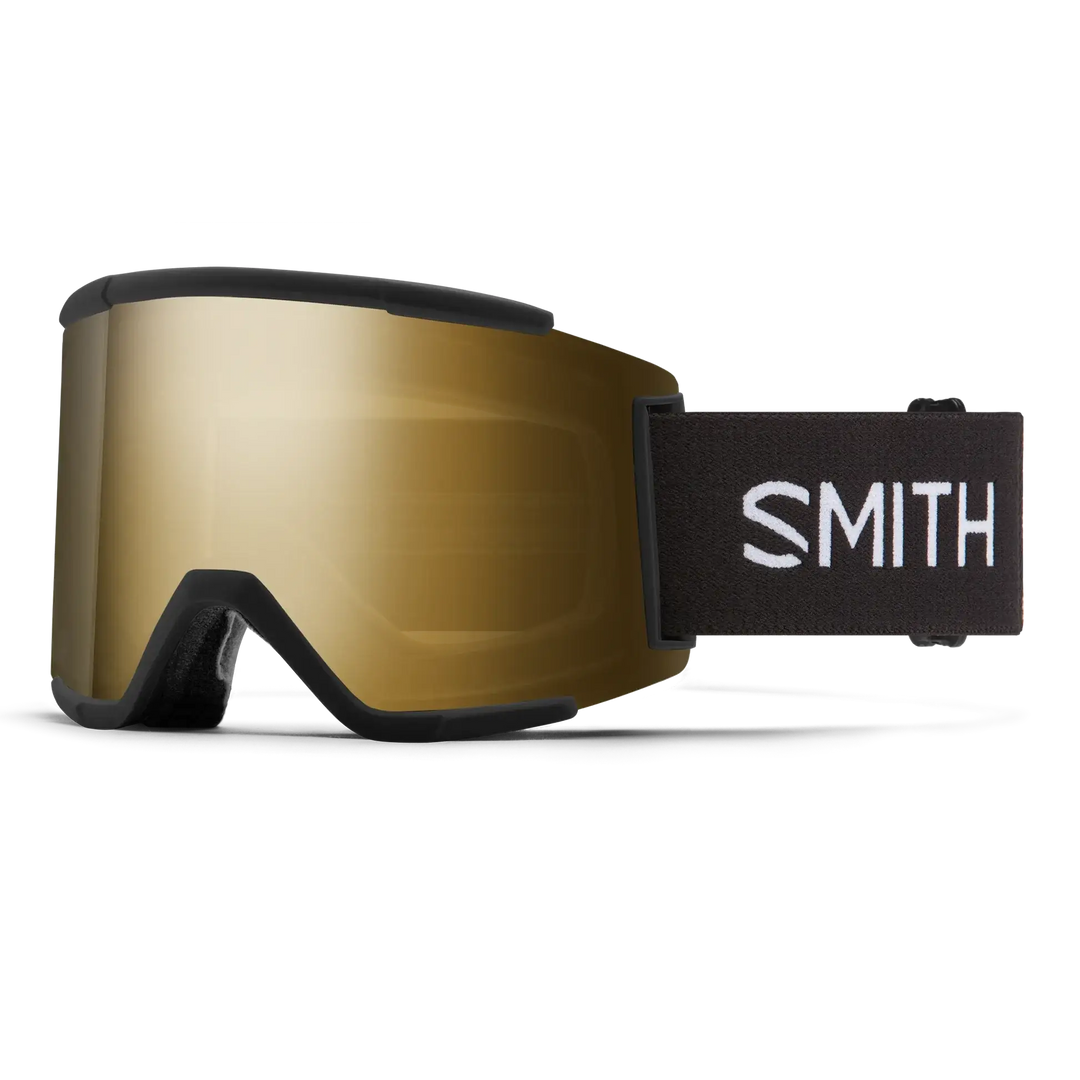 Smith Squad XL Snow Goggles - Black / Chromapop Sun Black Gold Mirror