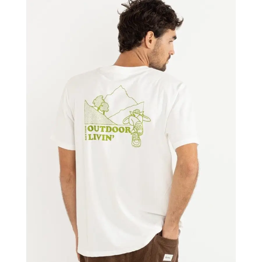 Rhythm Outdoor Livin T-Shirt Vintage White S 