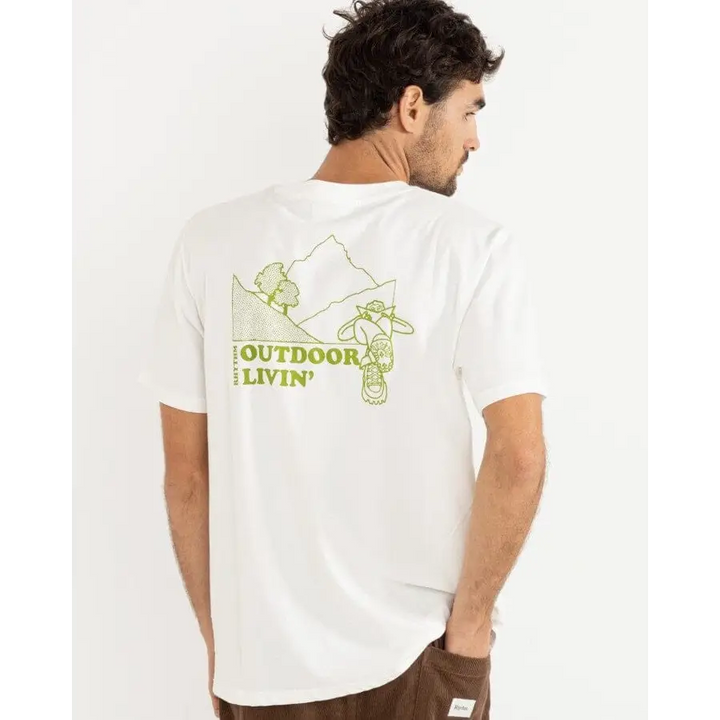 Rhythm Outdoor Livin T-Shirt Vintage White S 
