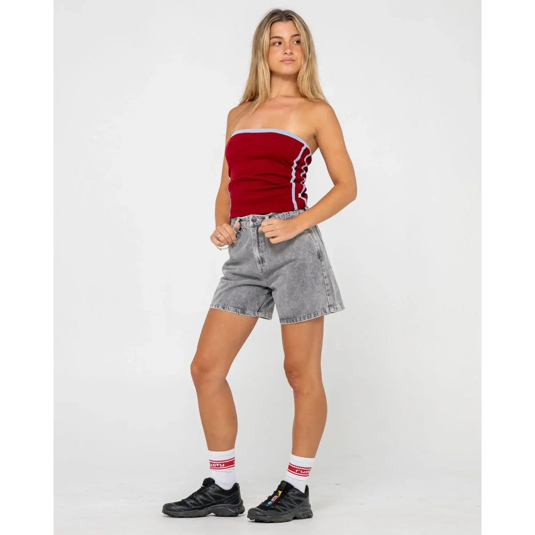 Rusty Cyprus High Denim Shorts London Summer 6 