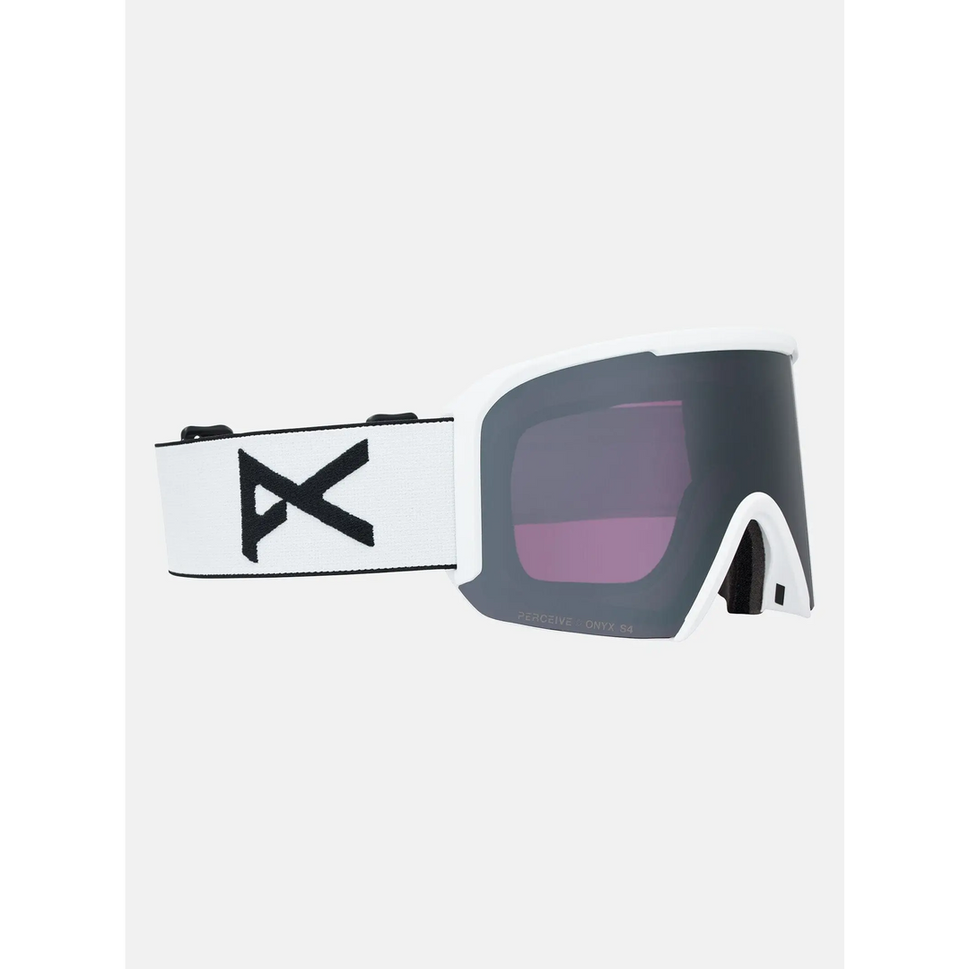 Anon Nesa Goggles + Bonus Lens + MFI® Face Mask White / Perceive Sunny Onyx / Cloudy Burst 