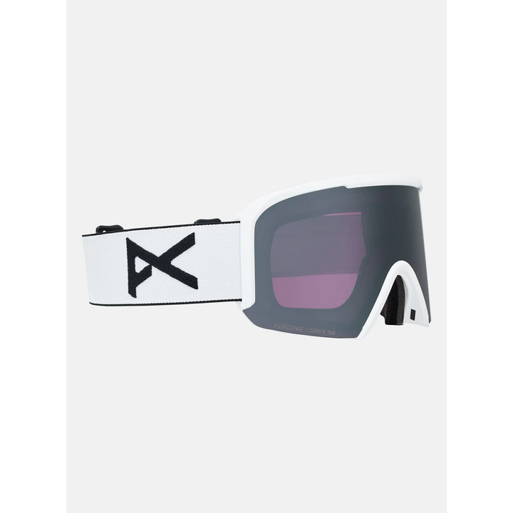 Anon Nesa Goggles + Bonus Lens + MFI® Face Mask White / Perceive Sunny Onyx / Cloudy Burst 