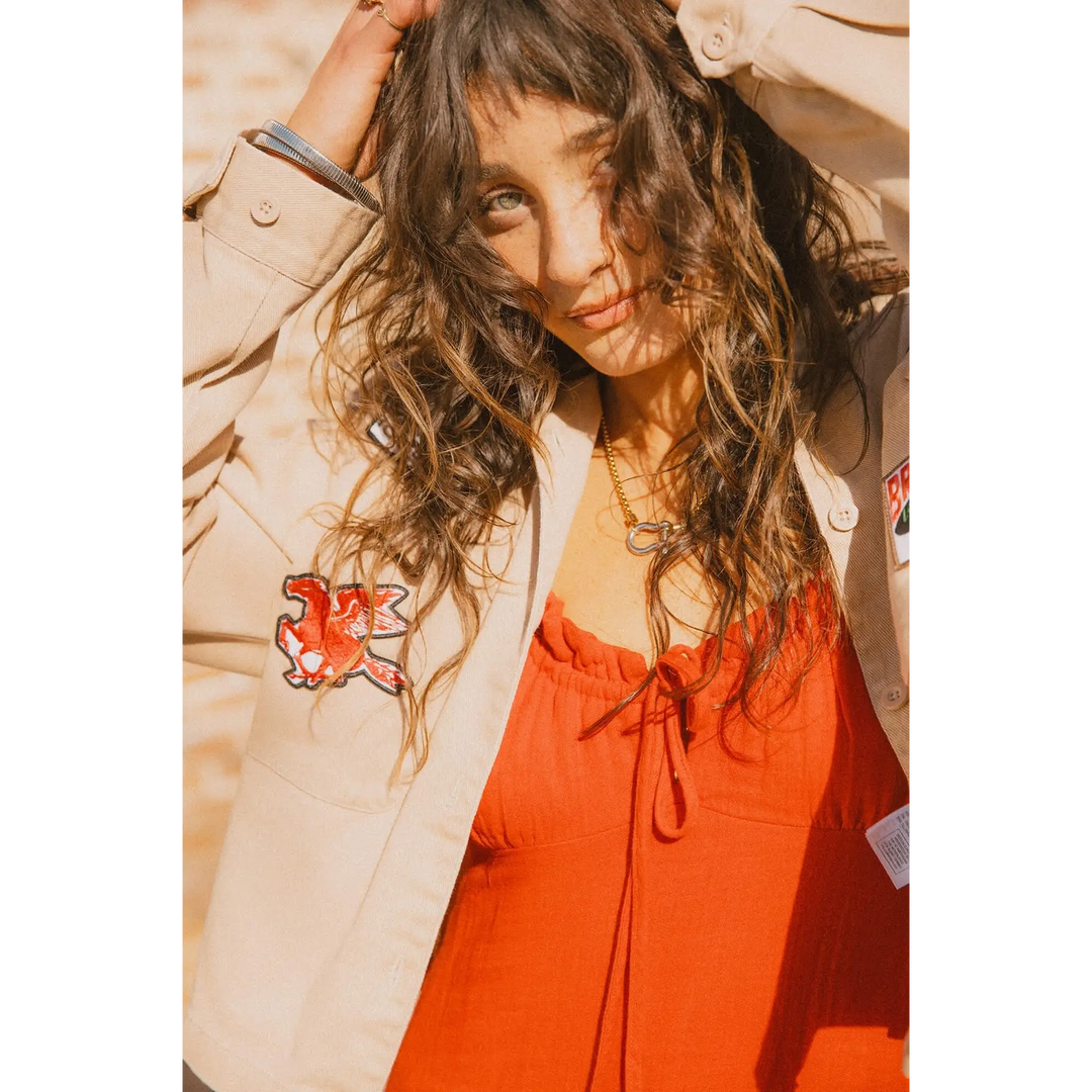 Brixton Utopia Patchwork Overshirt