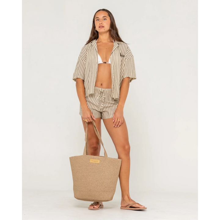 Rusty Gisele Straw Beach Bag 