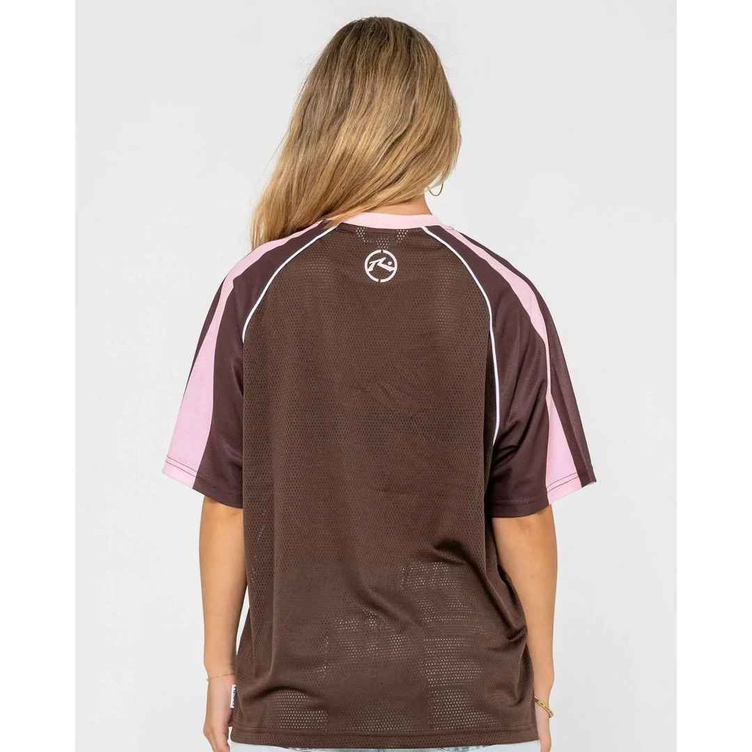 Rusty Naples Mesh Oversize Sports Jersey 