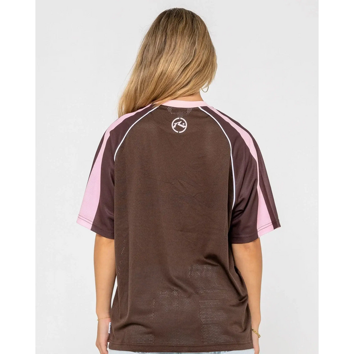 Rusty Naples Mesh Oversize Sports Jersey 