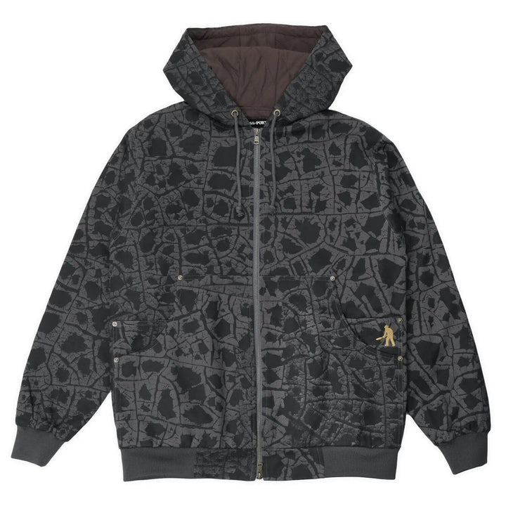 Passport Weathered Diggers Club Zip Hood 