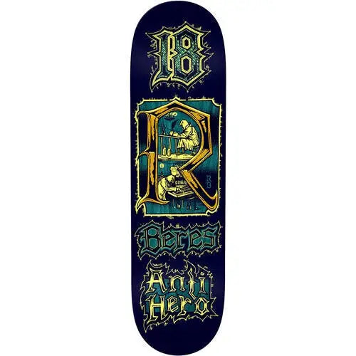 Anti Hero Beres Medieval Skateboard Deck - 8.5’’