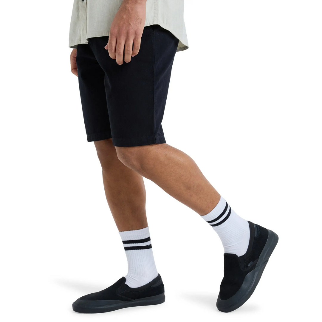 Quiksilver Everyday Union Light Corduroy Walk Shorts - Black 