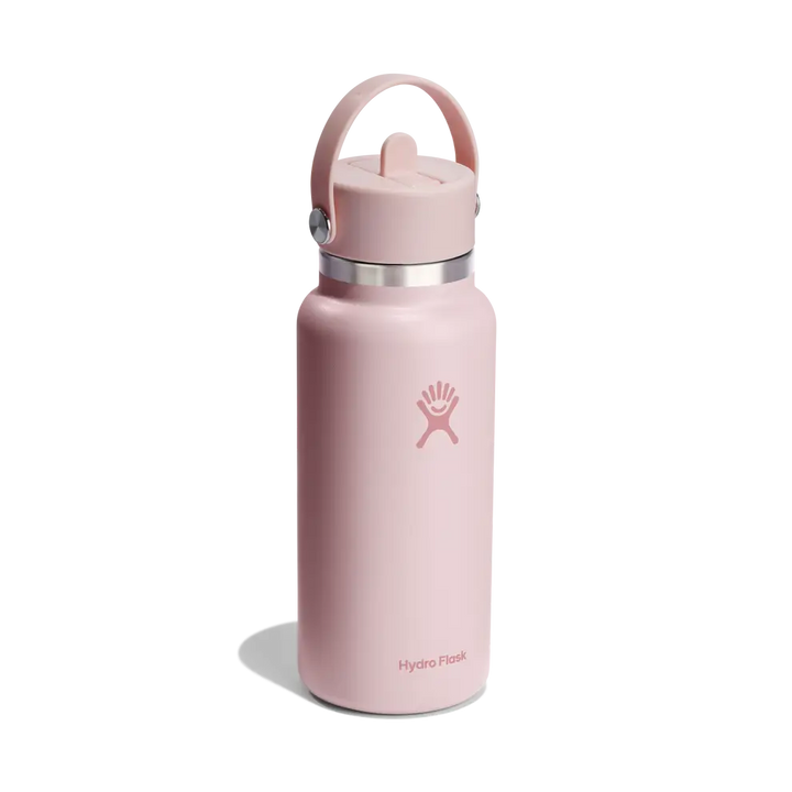 Hydro Flask 32oz (946ml) Wide Flex Straw Cap Drink Bottle - Trillium Pink