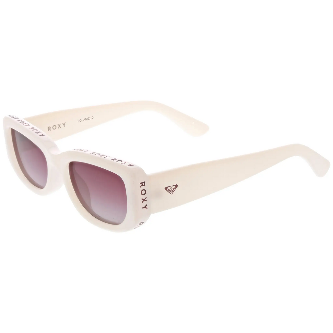Roxy Sea La Vie Polarised Sunglasses - Egret / Rose Gradient