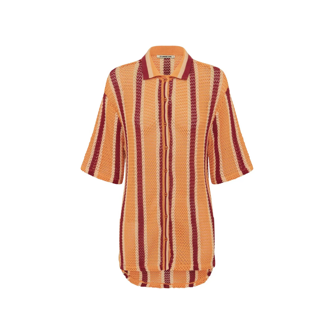 It's Now Cool The Crochet Shirt - Rodeo Stripe 