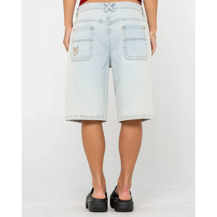 Rusty Bethany Baggy Low Rise Denim Jorts 