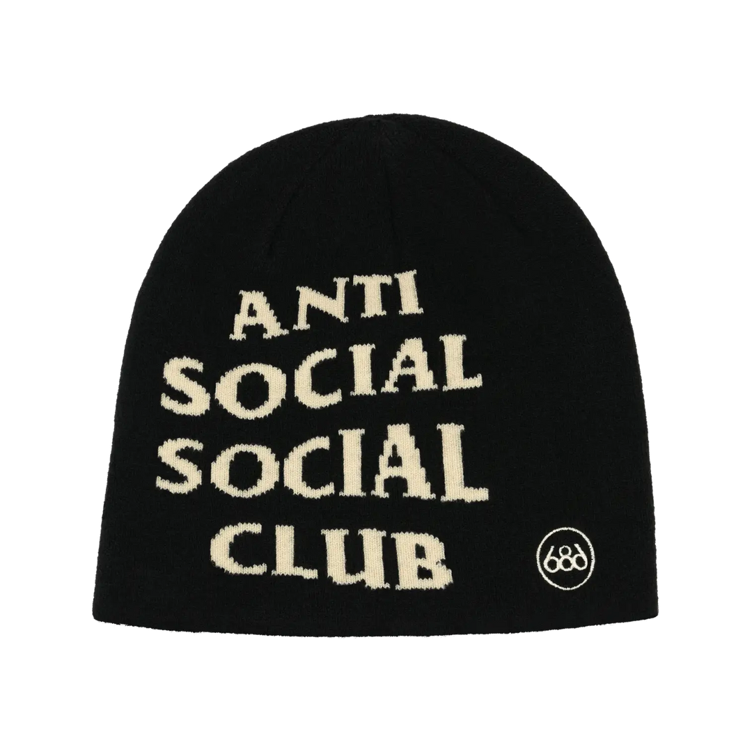 686 ASSC Skully Beanie - ASSC Black