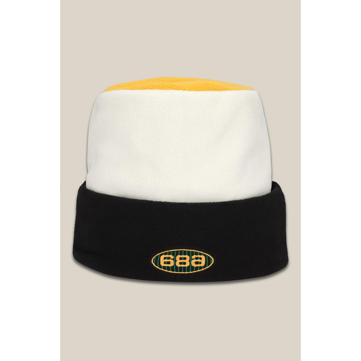 686 Flatop Fleece Hat - White Colourblock