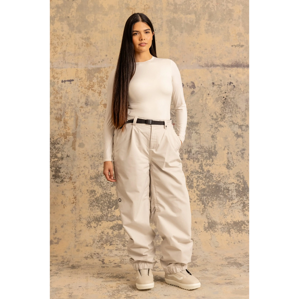 686 Womens Outline Shell Pants - Limestone / S