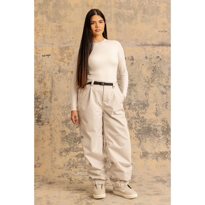 686 Womens Outline Shell Pants - Limestone / S