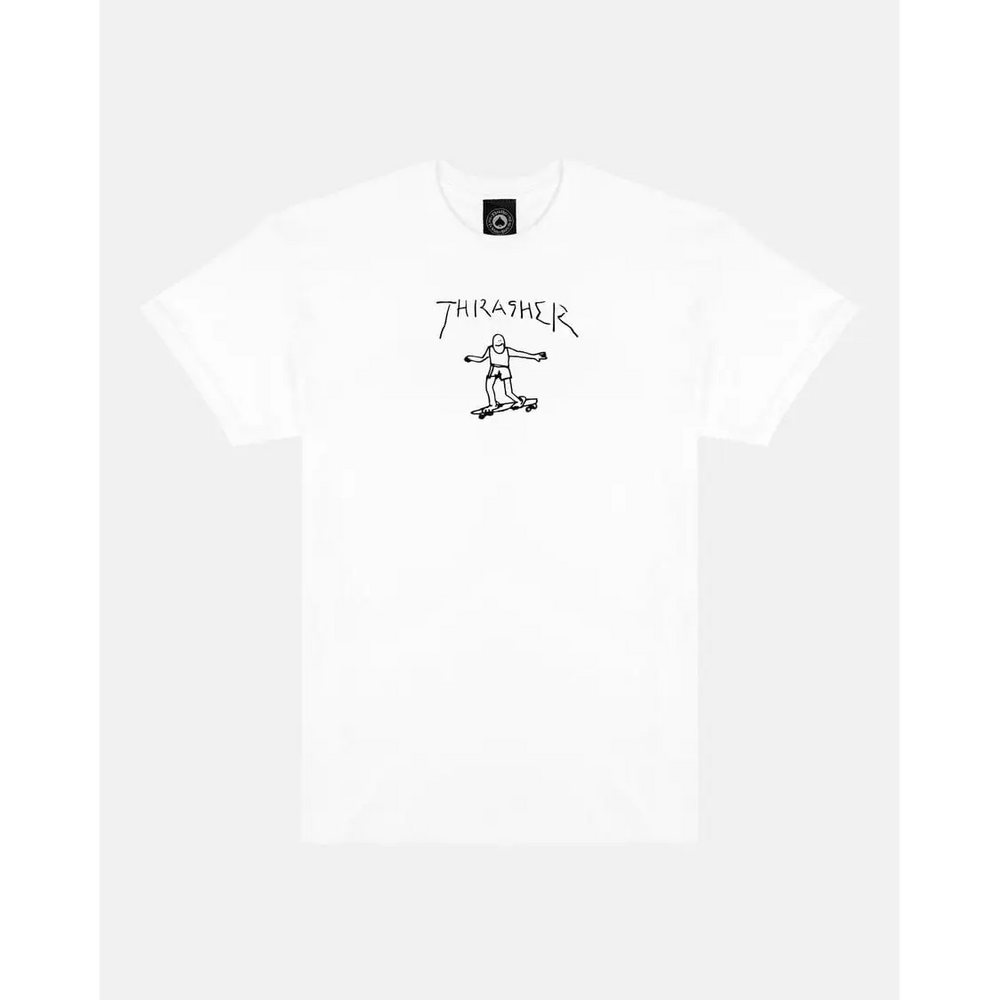 Thrasher Gonz Logo T-Shirt White S 