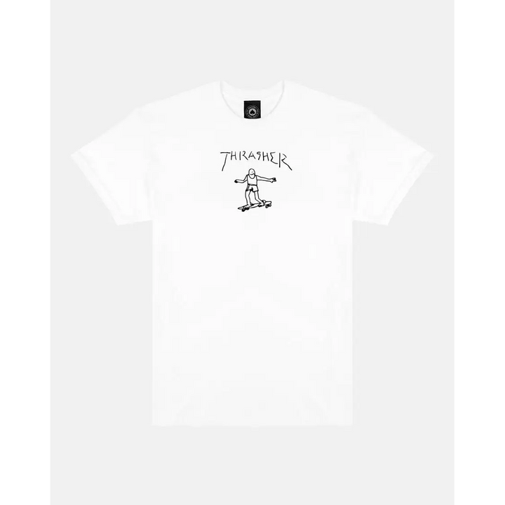 Thrasher Gonz Logo T-Shirt White S 