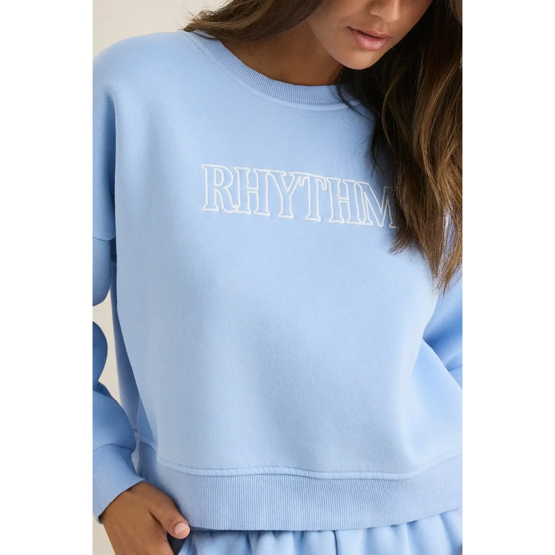 Rhythm Slouchy Crew Neck Fleece