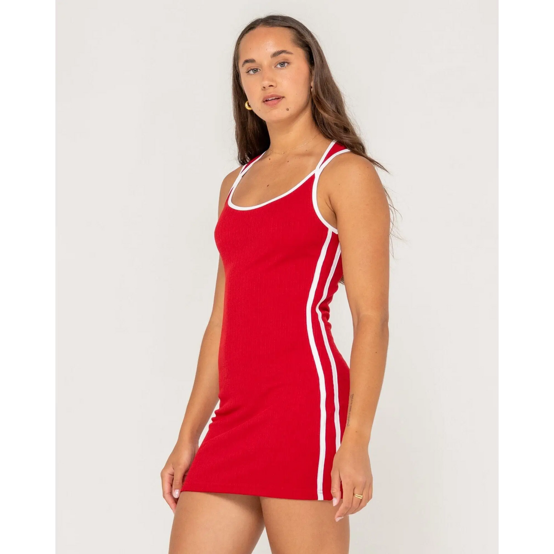 Rusty Ashley Ribbed Mini Dress 