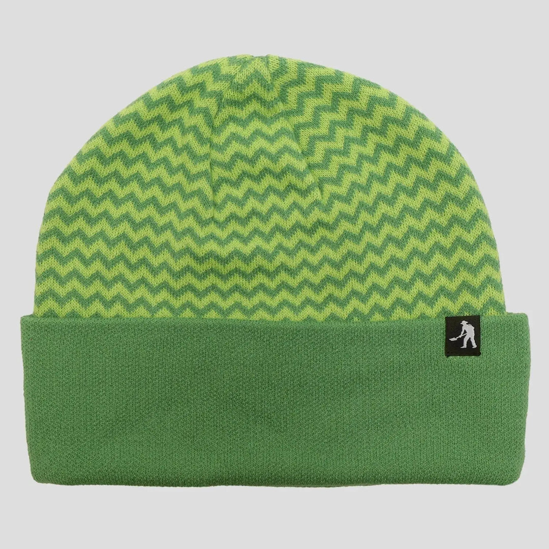 Passport Organic Cotton Zig Zag Beanie Moss 
