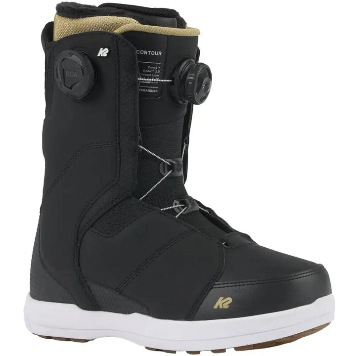 K2 Contour Womens Snowboard Boots 2025 Black 6 