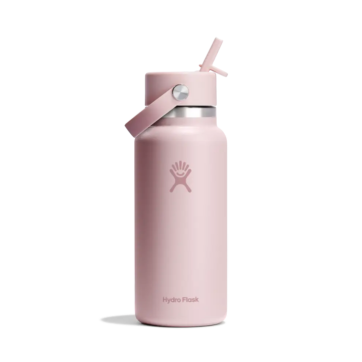 Hydro Flask 32oz (946ml) Wide Flex Straw Cap Drink Bottle - Trillium Pink