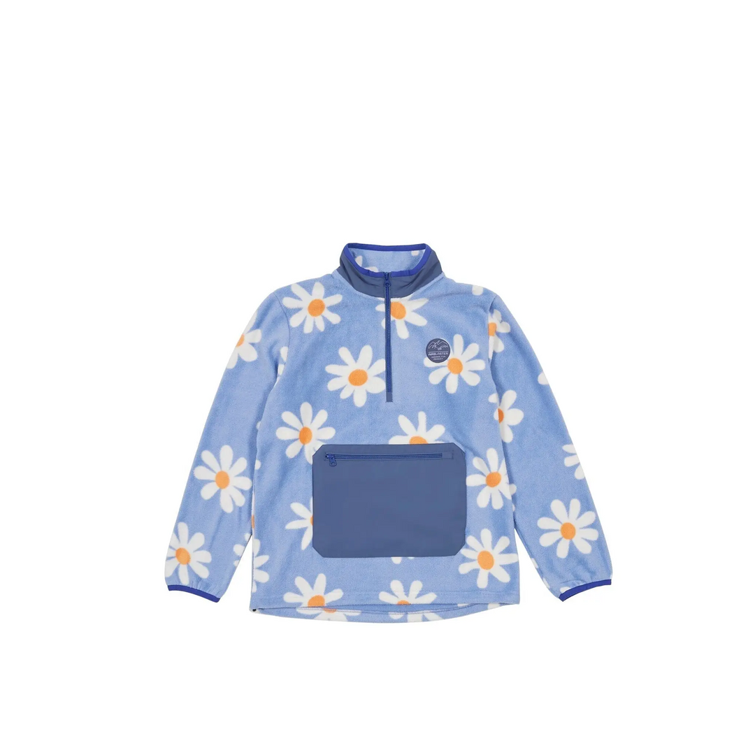 Airblaster Fleece Half Zip Thistle Big Daisy XS 