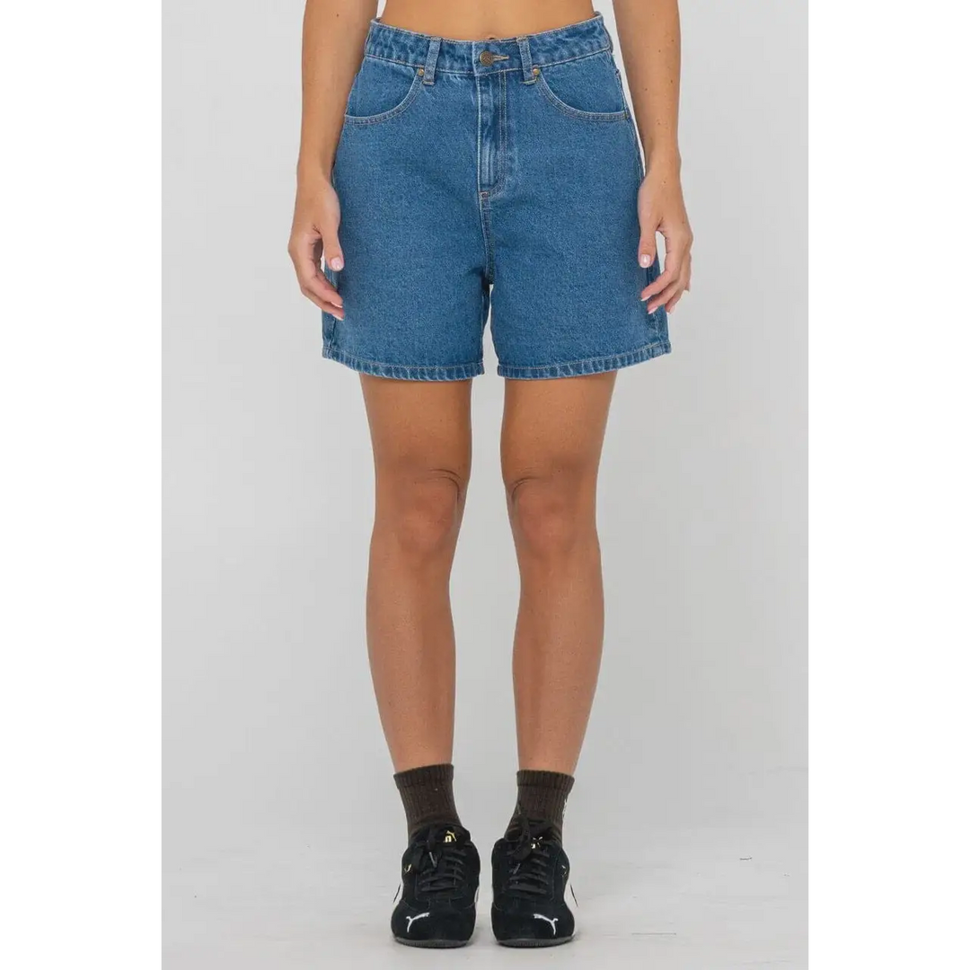 Rusty Cyprus High Denim Shorts 