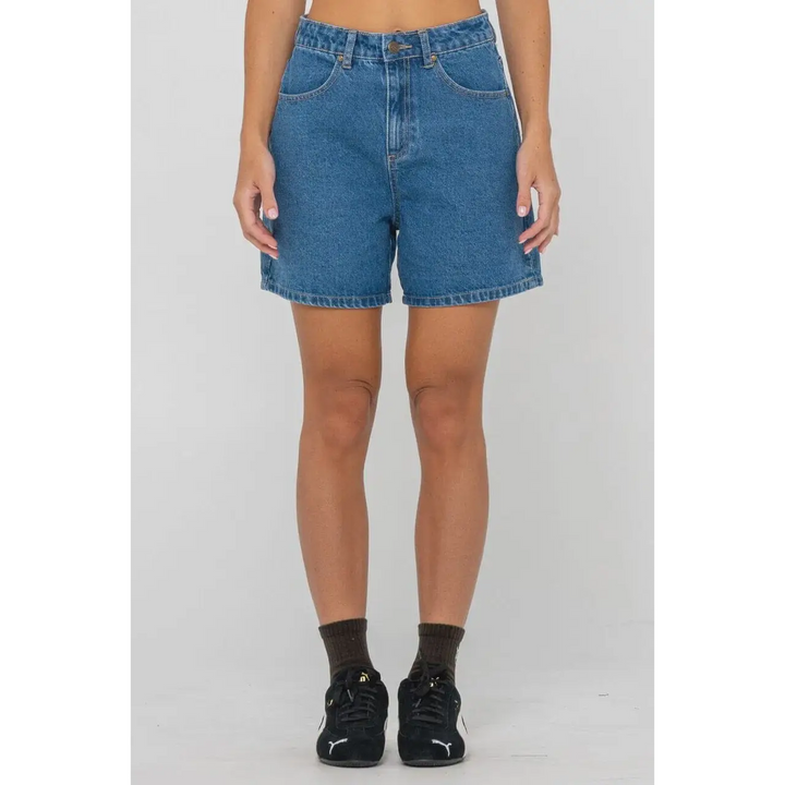 Rusty Cyprus High Denim Shorts 