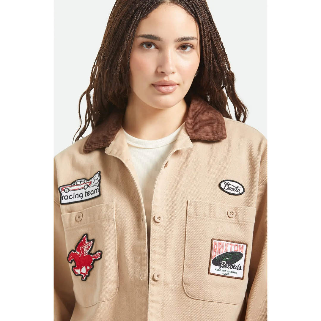 Brixton Utopia Patchwork Overshirt