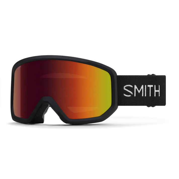 Smith Transfer Snow Goggles - Black / Red Sol-X Mirror